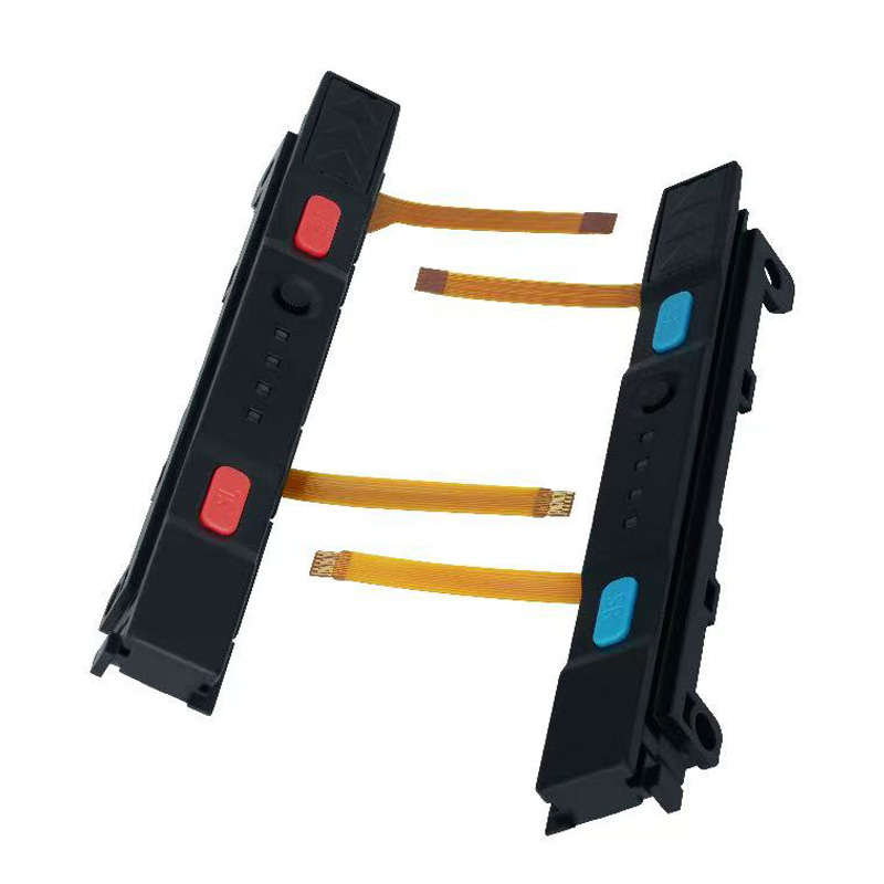 1st Gen Switch NS1 Slider Rail Replacement Parts | Left & Right Slide Track Assembly, 2 Versions Available: With Lock Buttons / Without Buttons