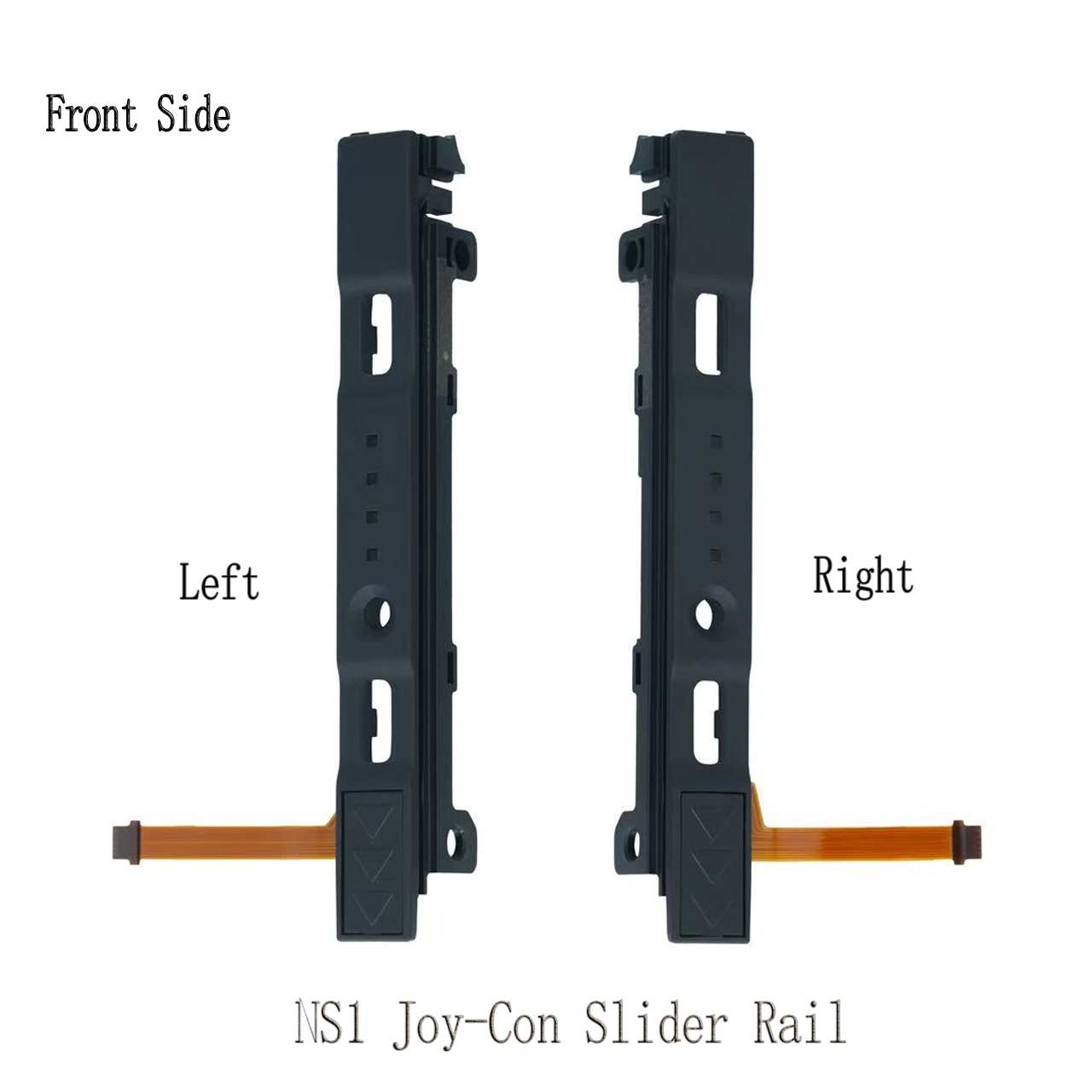 1st Gen Switch NS1 Slider Rail Replacement Parts | Left & Right Slide Track Assembly, 2 Versions Available: With Lock Buttons / Without Buttons